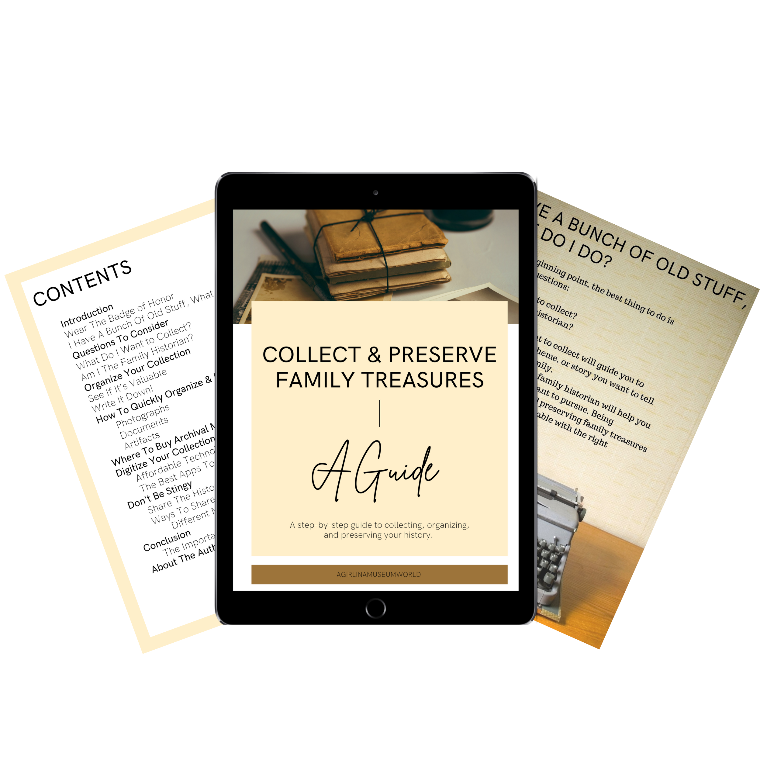 Collect & Preserve Family Treasures Ebook