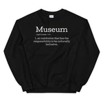Load image into Gallery viewer, Museum Definition Unisex Sweatshirt
